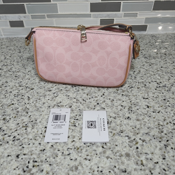 Coach Nolita 19 In Signature Canvas (Powder pink) - Picture 3 of 7